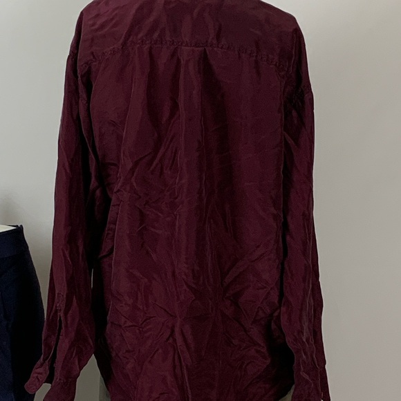 Vintage 80's Silk blouse by Creative Edge Large - Picture 7 of 7